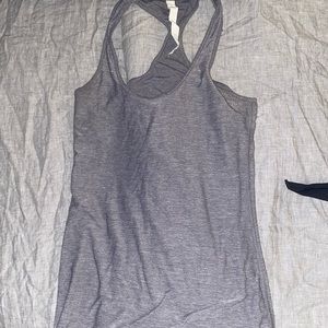 Fitted Gray Lululemon Tank